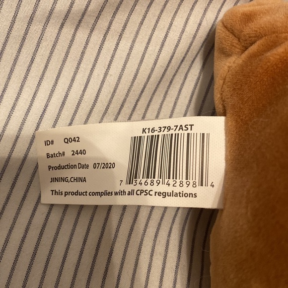 Humphrey the Hamster tan original new squishmallow, 5 inch, tan and white - Picture 7 of 8